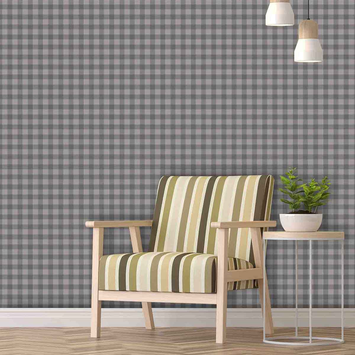 Grey checkered deals wallpaper